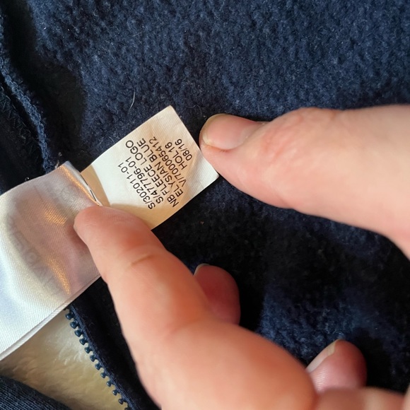 🎉 HP 🎉 Baby GAP onesie fleece zip 6 mo - Picture 6 of 9